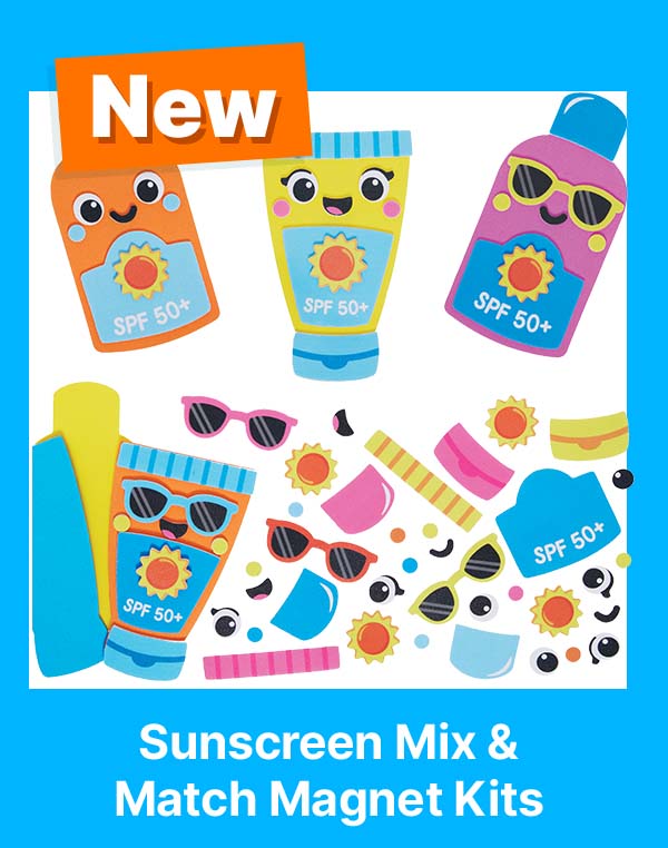 Sunscreen Mix & Match Magnet Kits