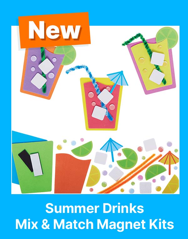 Summer Drink Mix & Match Magnet Kits