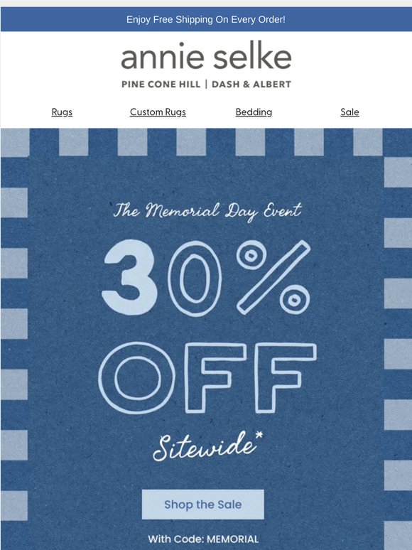 Your First Look: 30% Off Sitewide