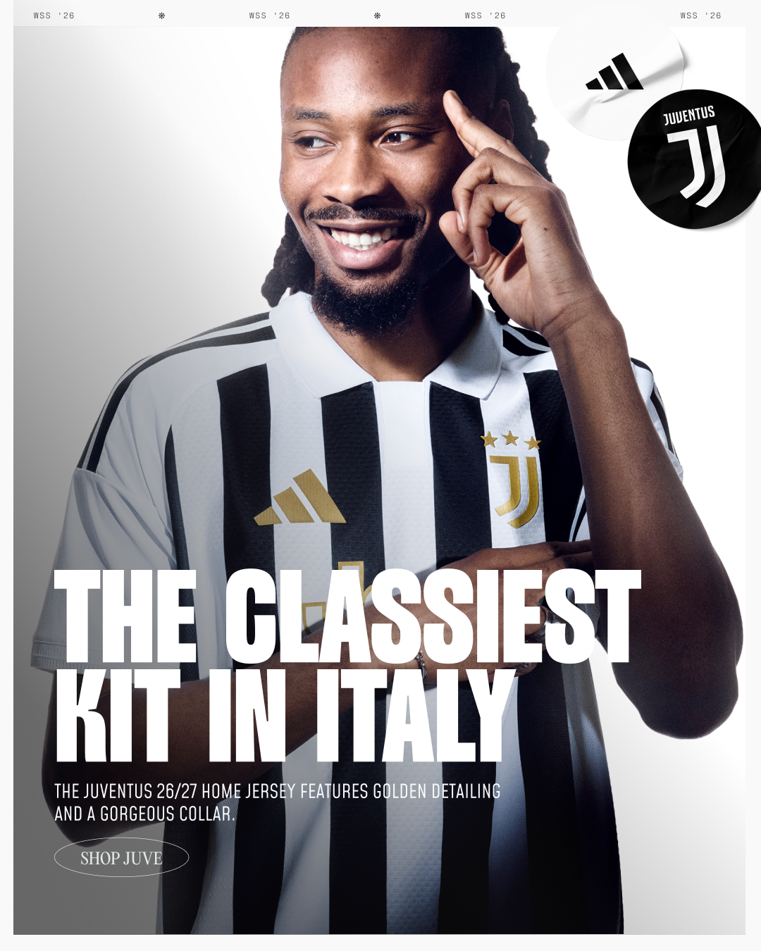 NEW adidas Juventus  26/27 Home Kit