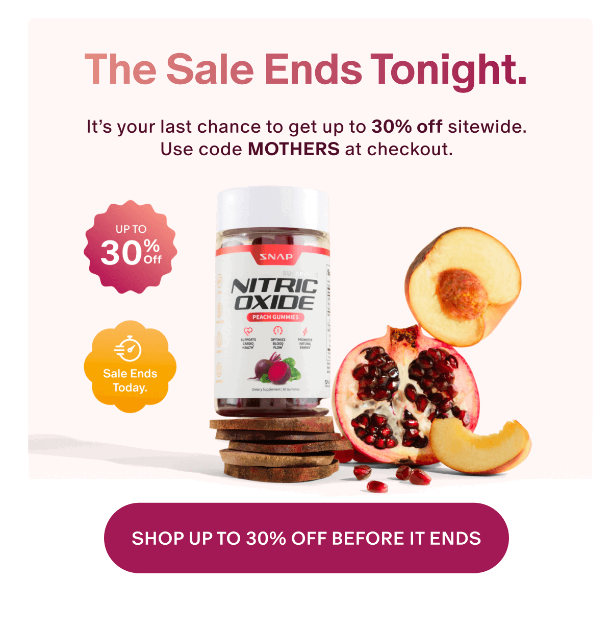 The Sale ends tonight