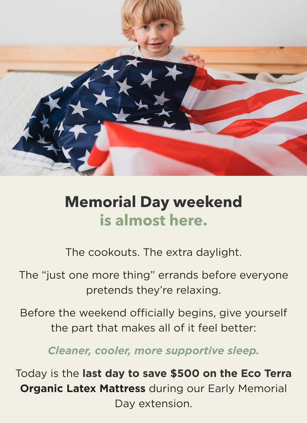 Memorial Day weekend