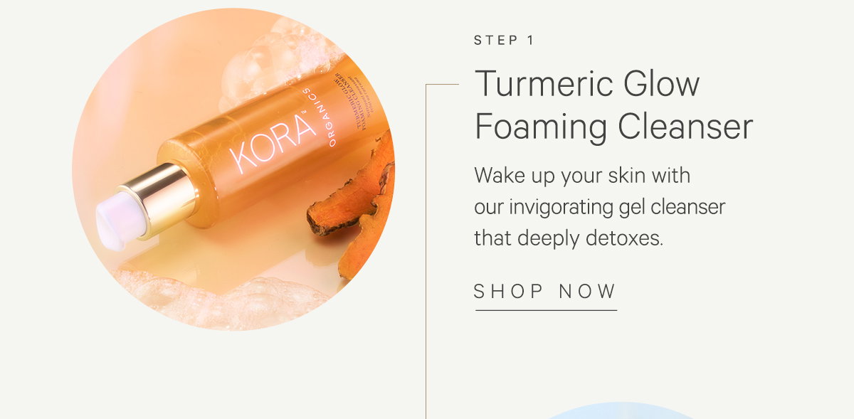 Shop Turmeric Glow Foaming Cleanser