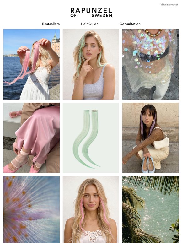 Pastel shades just dropped 💜💚🩷🩵