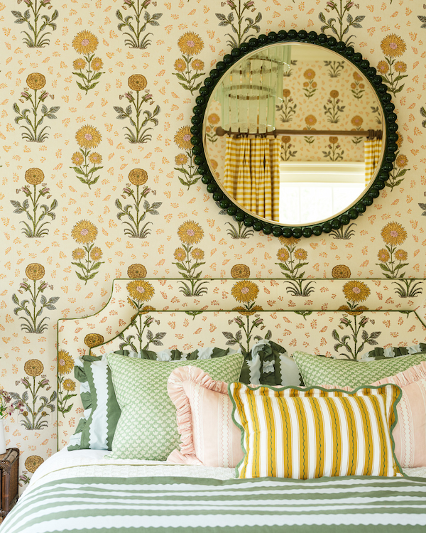 larger flynn mirror in green