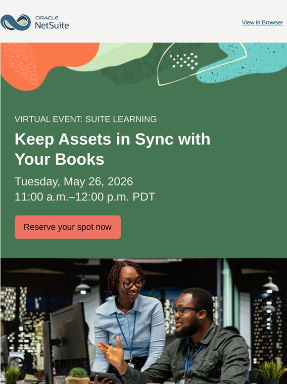 Virtual Event: Keep Assets in Sync with Your Books