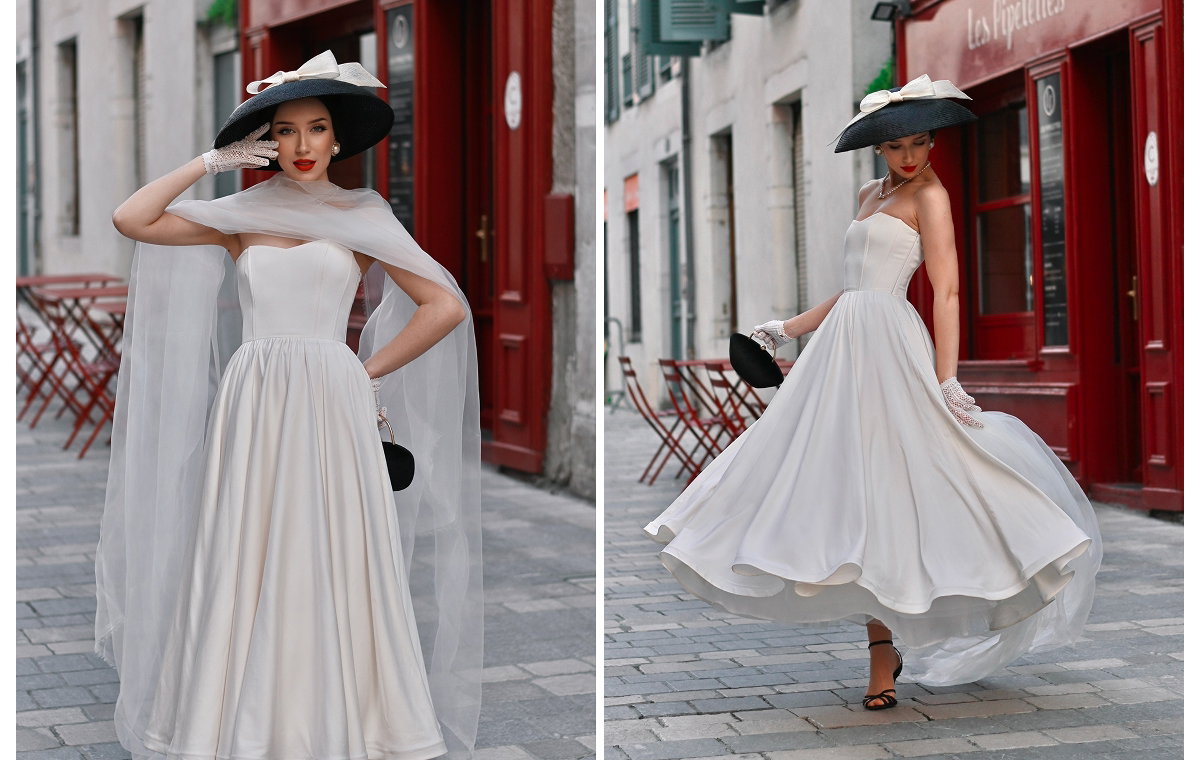 @barinovael styling our Annabeth wedding dress beyond the occasion
