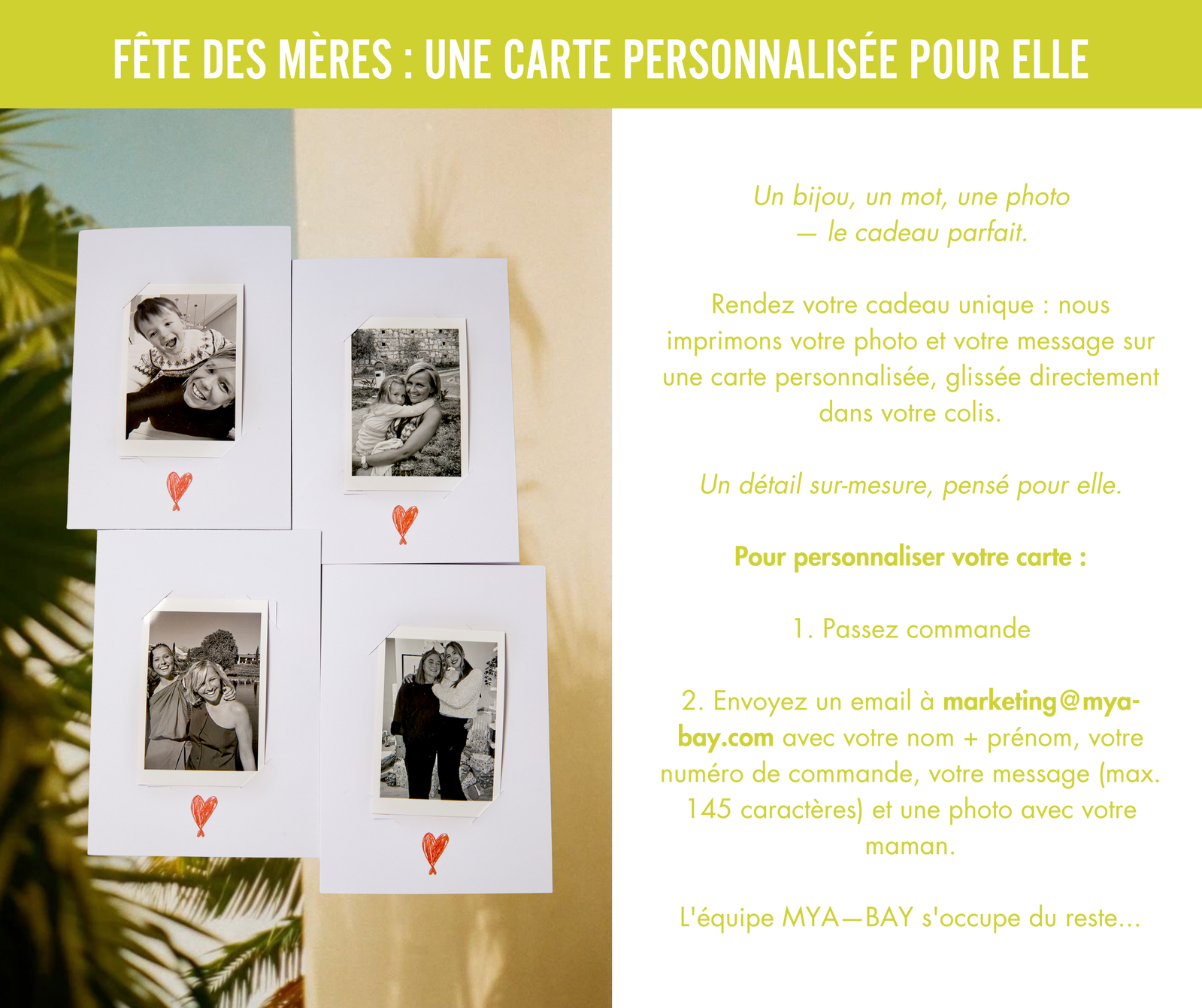 Fête des Mères — Un carte personnalisée pour elle