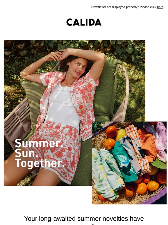 New arrivals: coordinated summer looks!