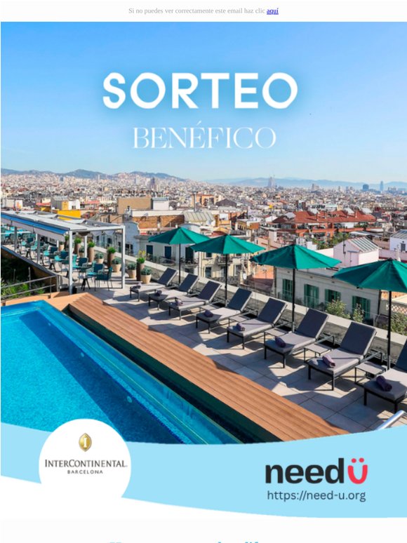 Sorteo Benéfico Needü ¡Participa y llévate una experiencia increible!
