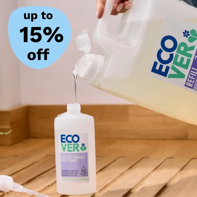 Up to 15% off Ecover