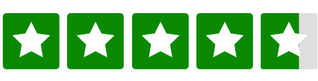Trustpilot 4.8 star rating
