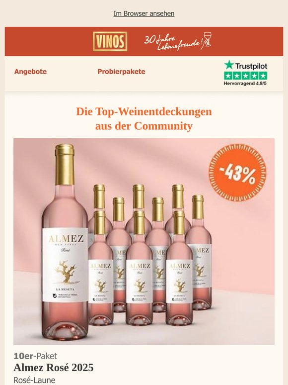 Community-Lieblinge: Weine jetzt entdecken