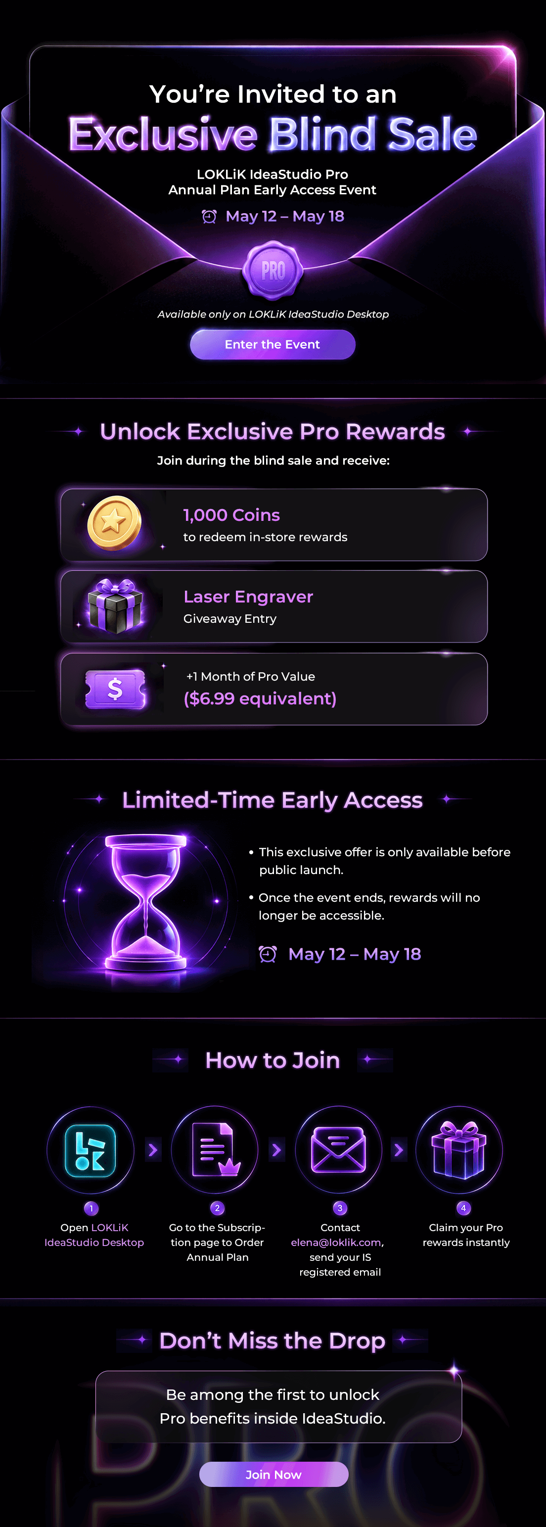 LOKLiK IdeaStudio Pro Annual Plan
