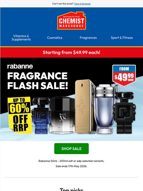 Rabanne fragrance sale is on!