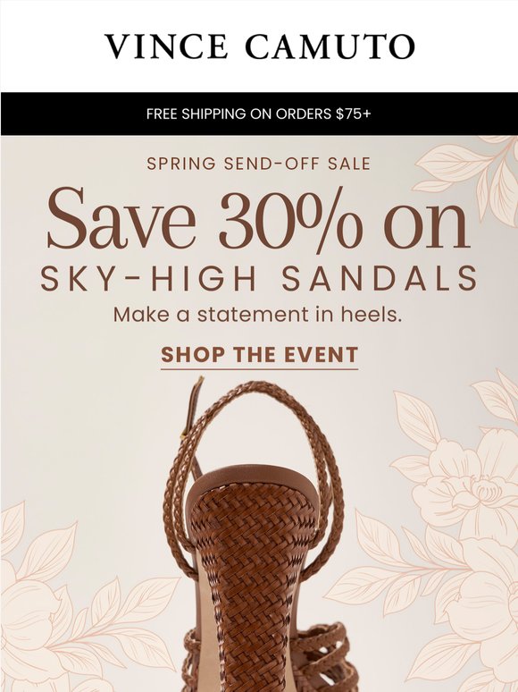 30% Off Showstopping Heels 👠