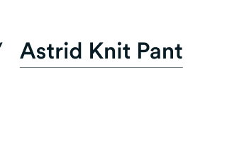 Astrid Knit Pant