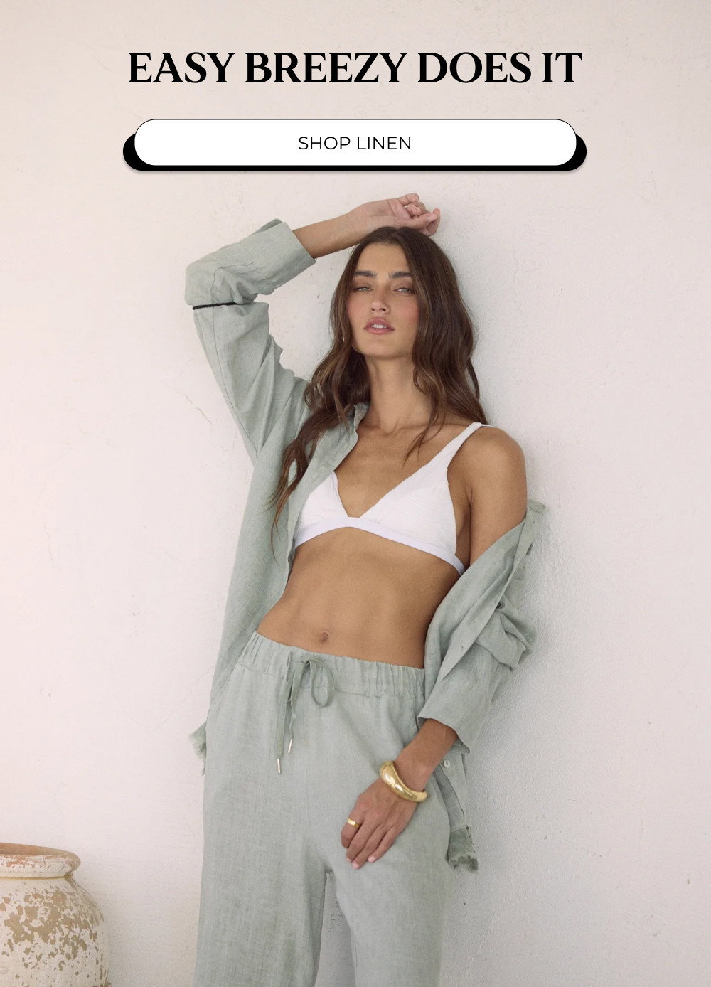 EASY BREEZY DOES IT - SHOP LINEN