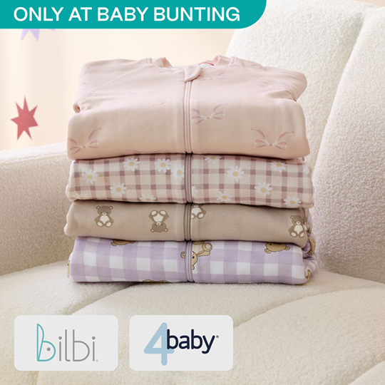 Bilbi & 4Baby Sleepbags, Sleepsuits & Swaddles