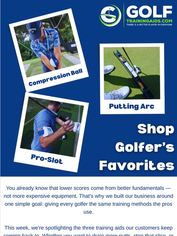 Our 3 best sellers that are changing golfers' games right now ⛳