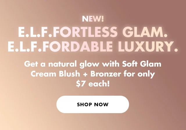 NEW! Soft Glam Cream Blush + Bronzer