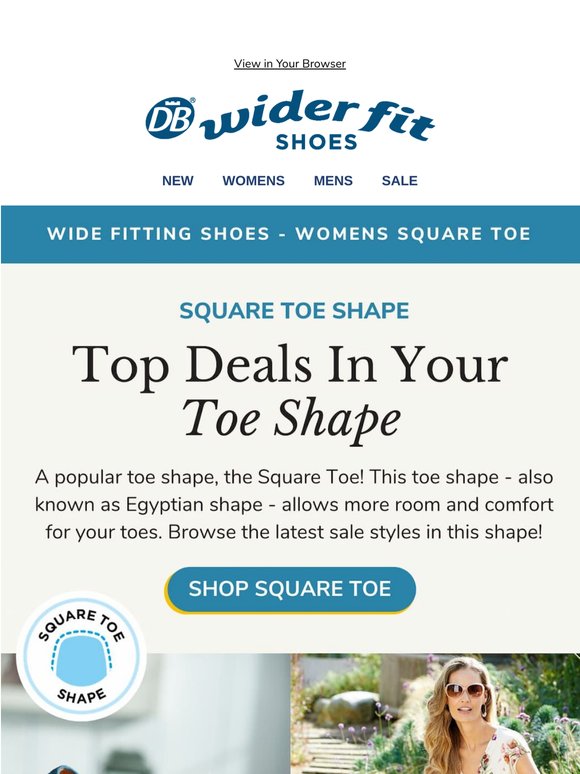 Top deals in square toe styles! 🛍️