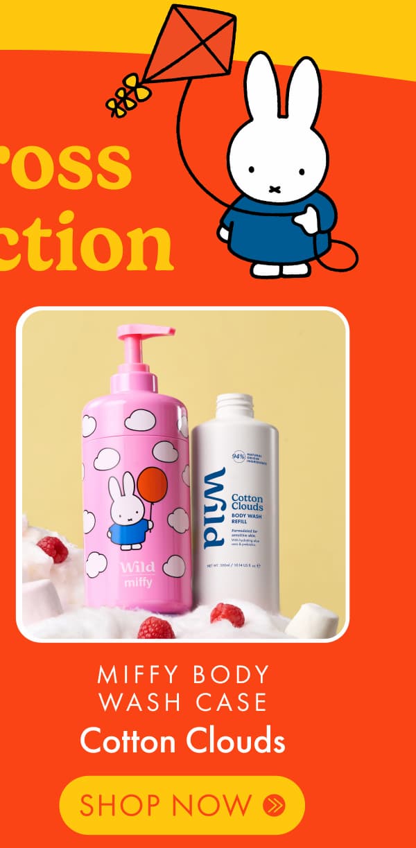 Miffy Body Wash Case & Cotton Clouds
