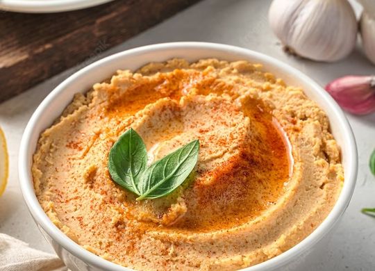 Hummus con cayena