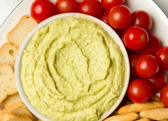 El hummus de guisantes
