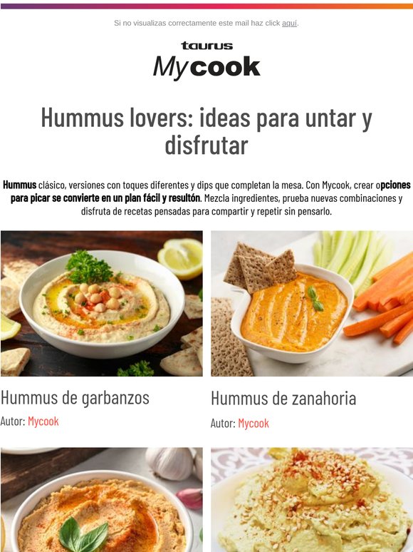 Día del Hummus: ideas para no parar de dipear ✨