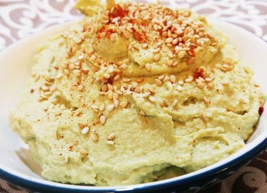Hummus de edamame