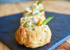 Hummus de menta