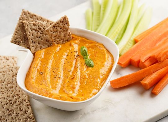 Hummus de zanahoria