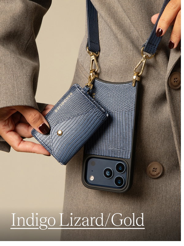 Indigo Lizard/Gold