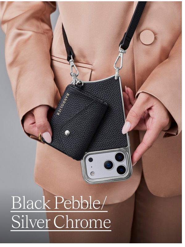 Black Pebble/Silver Chrome