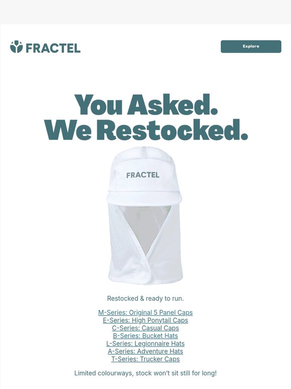 You asked. We restocked.