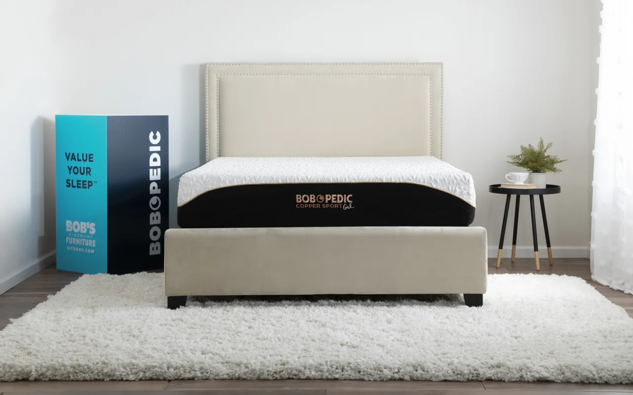 Copper Sport Gel 11.5'' Queen Plush Mattress