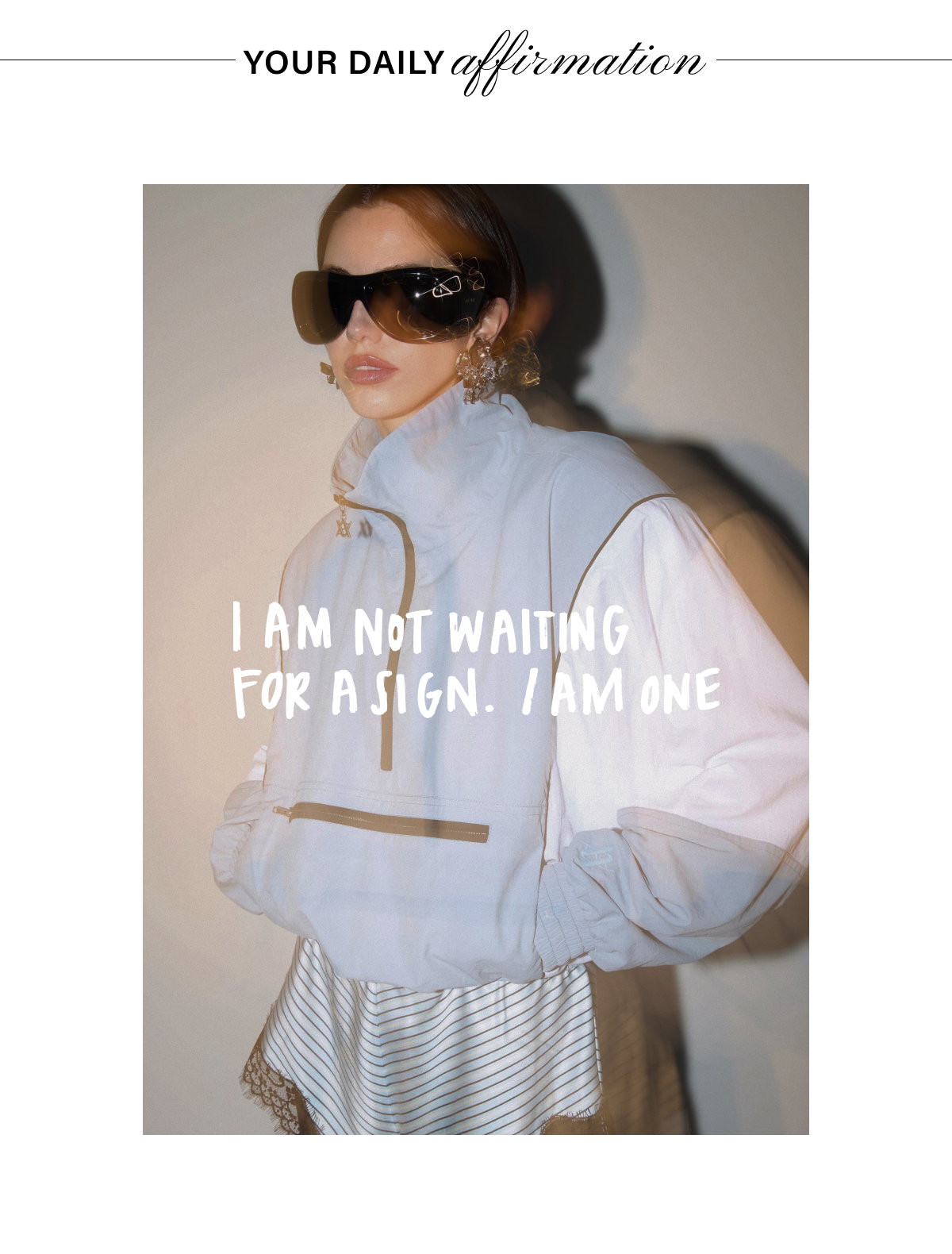 YOUR DAILY AFFIRMATION: I WALK IN AND I MEAN IT