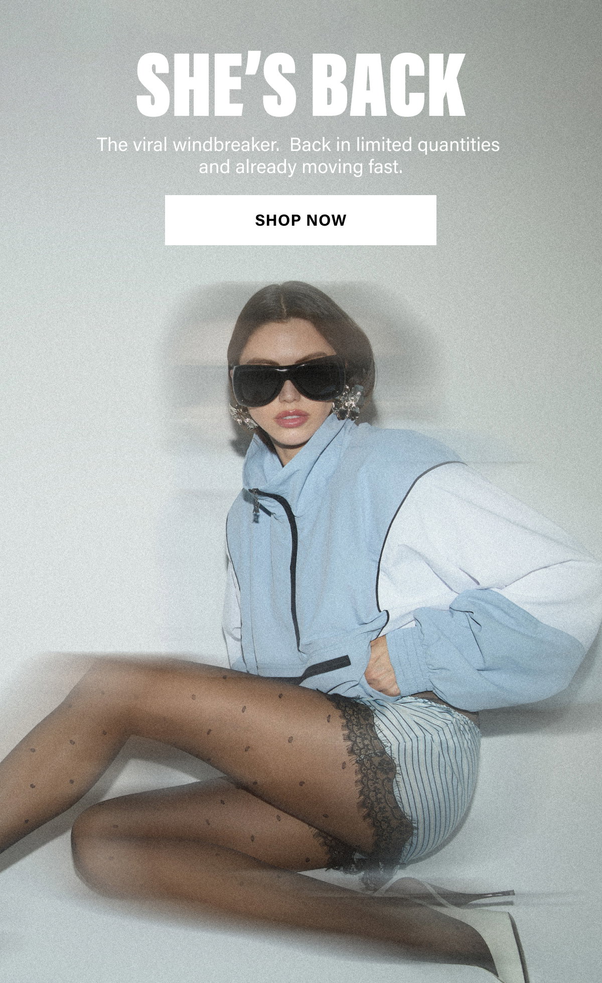 SHE'S BACK. SHOP NOW.