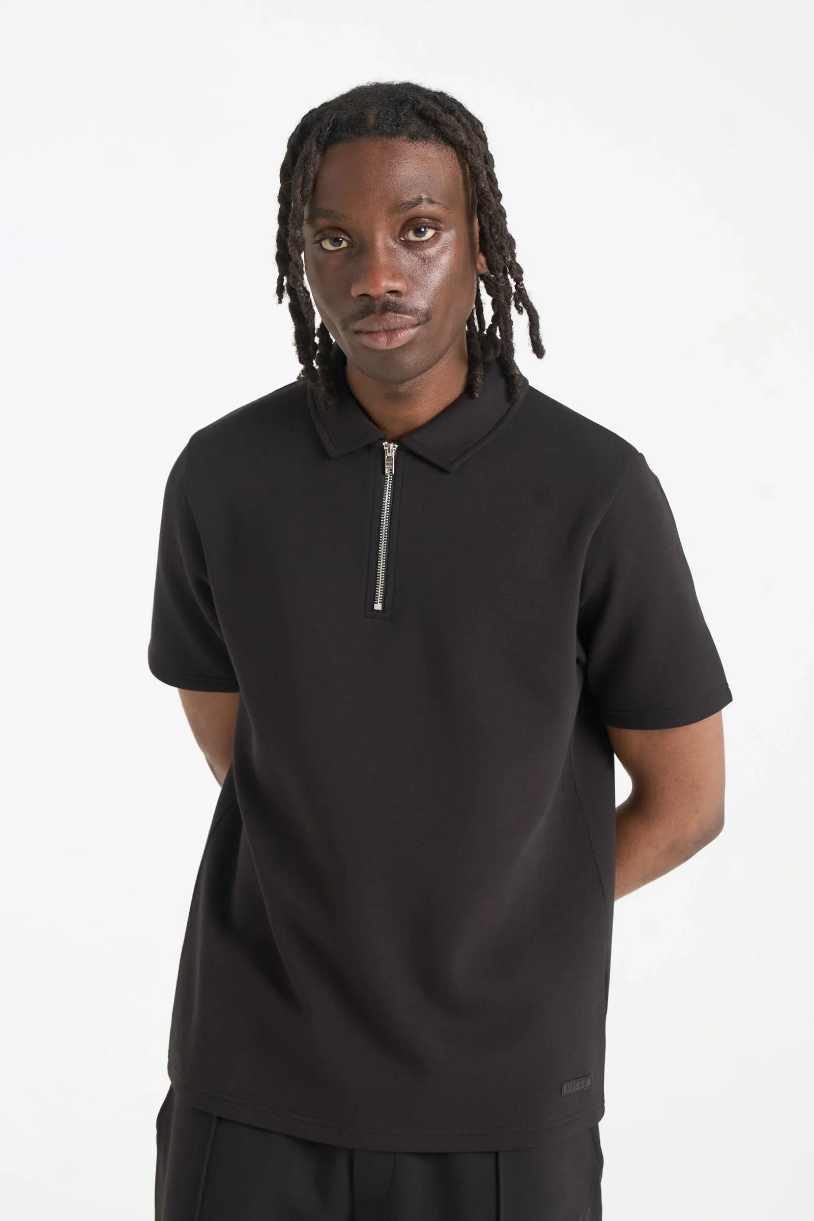 Image of NICCE Mens Luxe Polo Shirt | Black