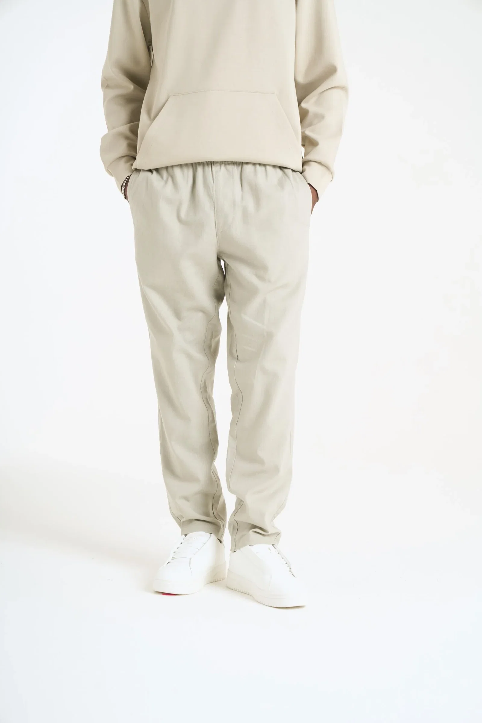 Image of NICCE Mens Luxe Linee Trousers | Grey Stone