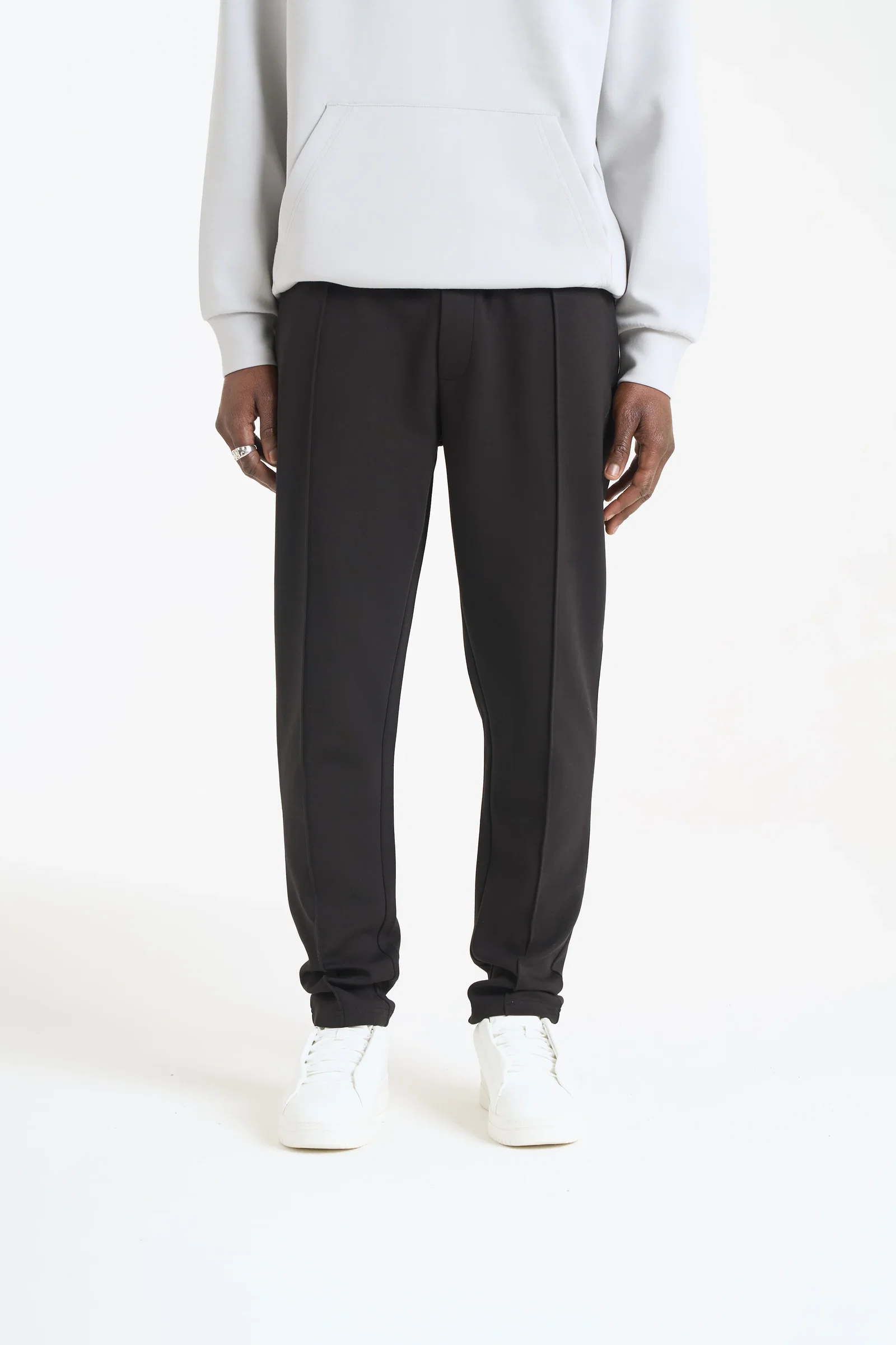 Image of NICCE Mens Luxe Piping Jogger |Black