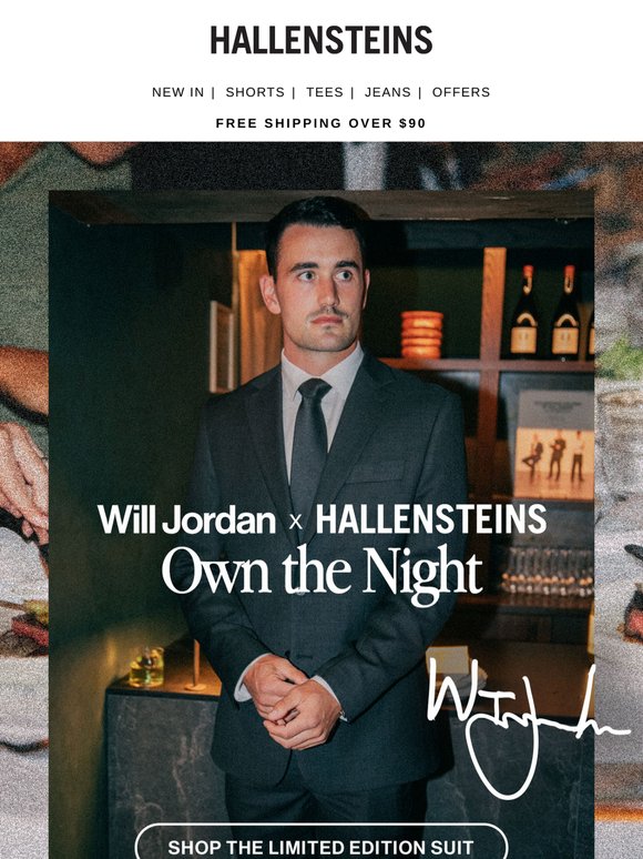 Will Jordan x Hallensteins 👔