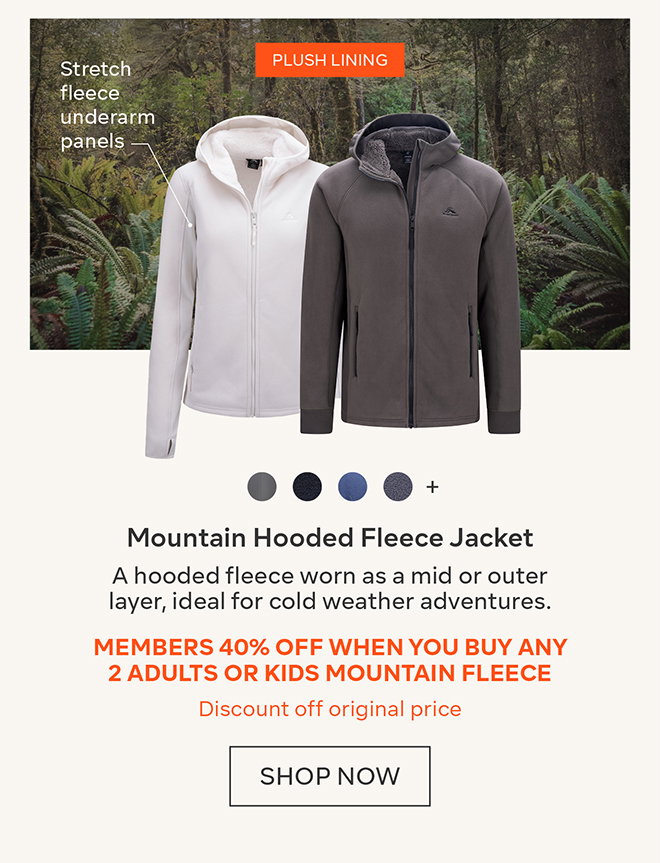 Mountain Hooded Fleece Jacket