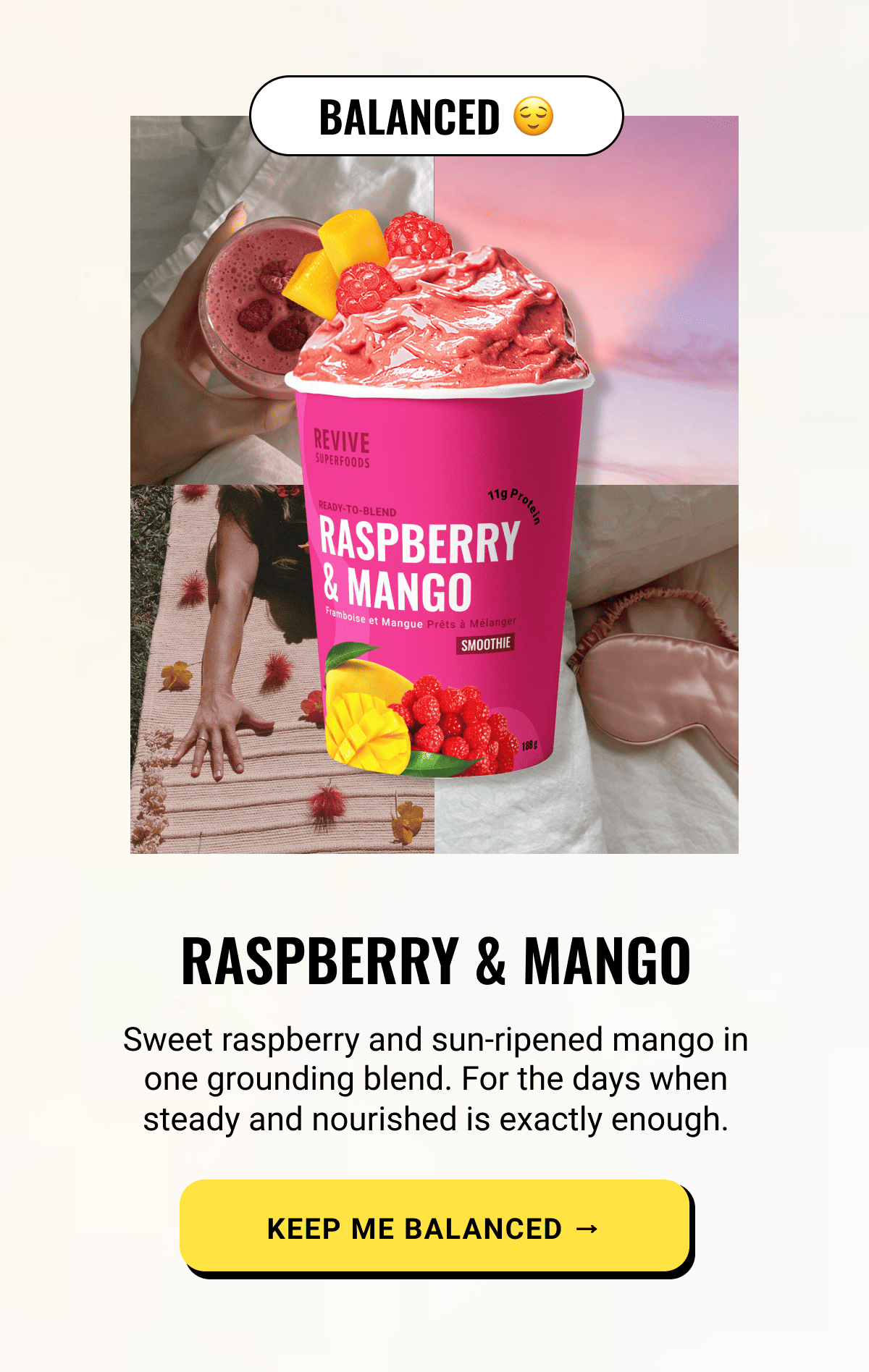 Balanced - Raspberry & Mango