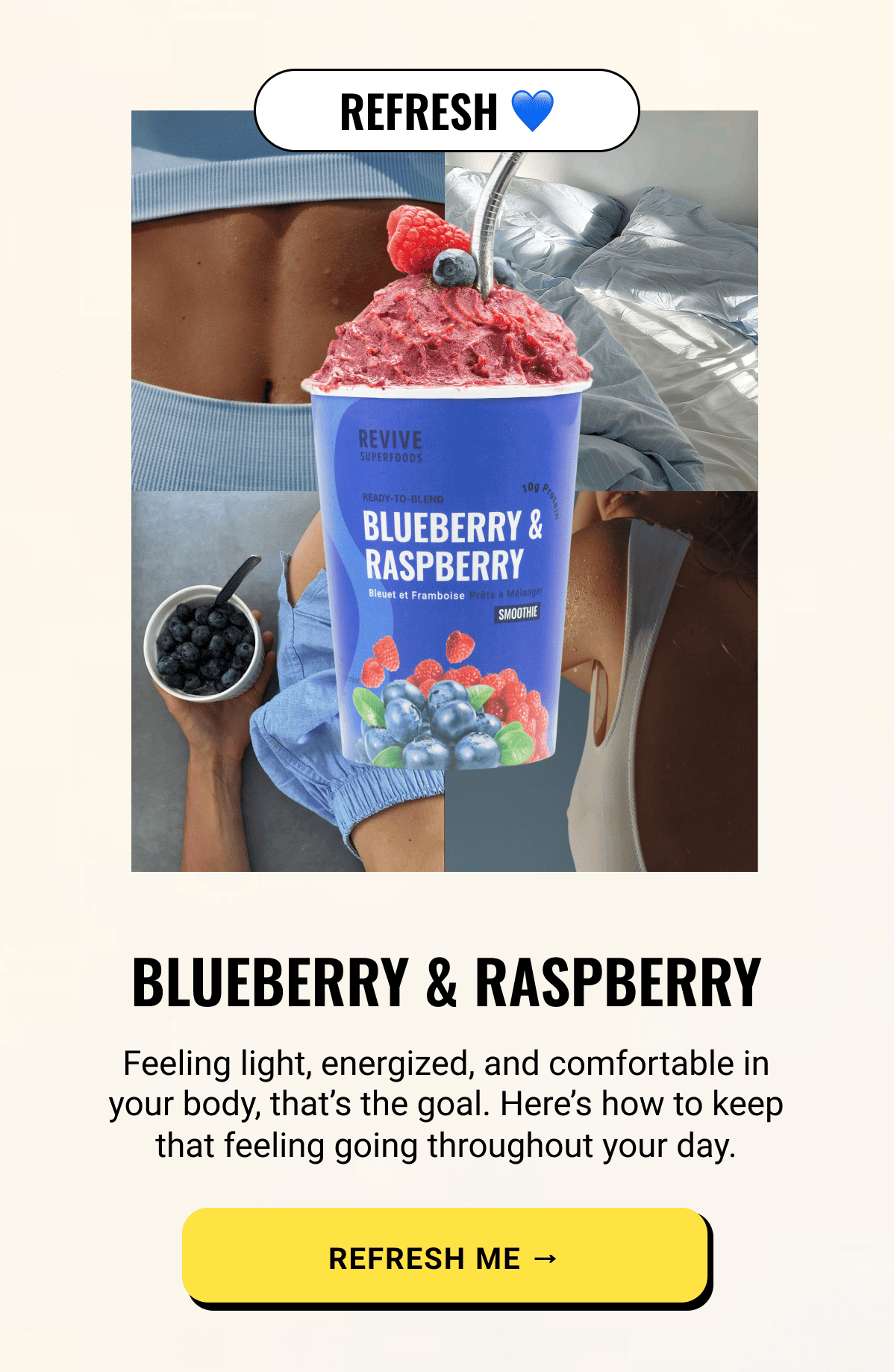 Refresh - Blueberry & Raspberry Smoothie