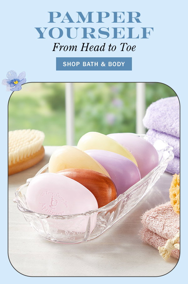 Pamper Yourself From Head to Toe. Shop Bath & Body. Vermont Soap 6-Bar Sampler Box