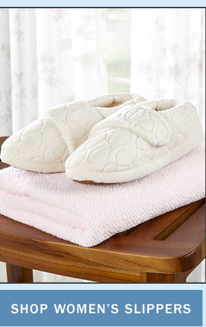 Shop Women's Slippers. Women's Perfect Comfort Adjustable Wrap Slippers