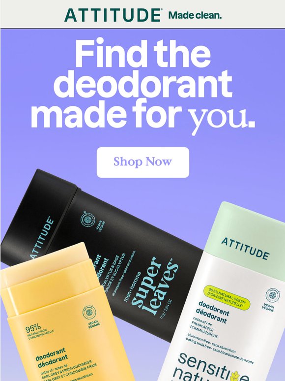 Do you have the right deodorant? 🤔