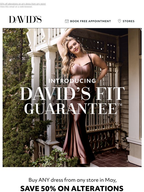 Introducing David's Fit Guarantee